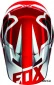 Козырек к шлему Fox V1 Helmet Visor Race Red