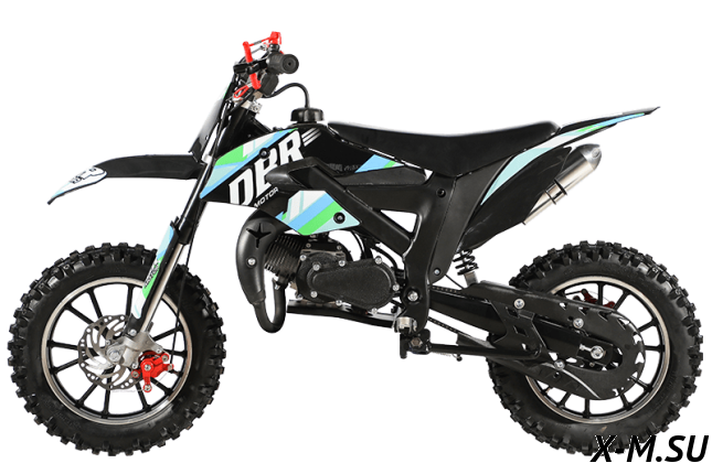 Питбайк детский DBR SX50-A (2T 49 см3 ручной стартер 2022 г.)