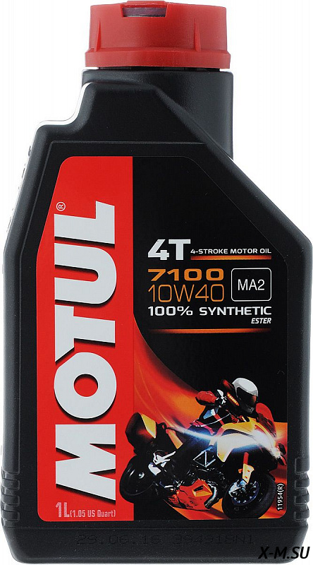 Масло моторное Motul 10w40 син. 4Т 7100 1л Масло моторное Motul 10w40 син. 4Т 7100 1л
