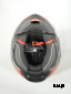 Шлем модуляр HETOSHI FF935 Shogun цв.Черно-серо-красный  Матовый  р.XXL