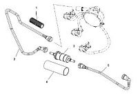 Топливные линии 4-Х ТАКТНОГО ПЛМ MERCURY 30 Серийный номер от 0P153500 до 0P400999