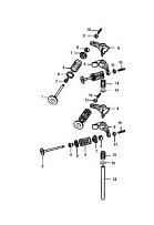 Впускные/выпускные клапаны 4-Х ТАКТНОГО ПЛМ MERCURY 8 Серийный номер от 0R042475 и выше