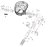 Румпель 4-Х ТАКТНОГО ПЛМ HIDEA F3.5FHS