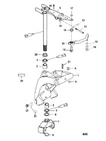 Поворотный кронштейн 2-Х ТАКТНОГО ПЛМ MERCURY 60 Серийный номер от 0P325500 и выше