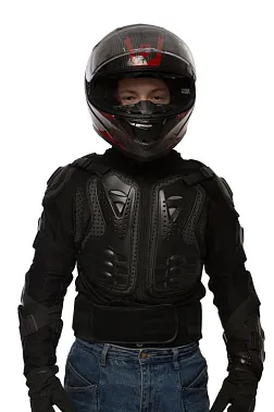 Шлем интеграл карбоновый HETOSHI FF936 CARBON RED WHITE р.S